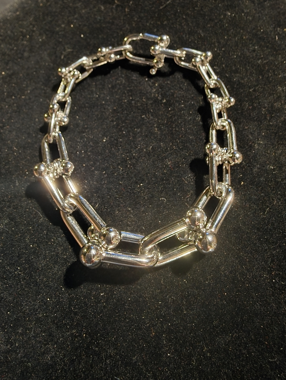 USED....Tiffany & Co. Bracelet  Ball Accent